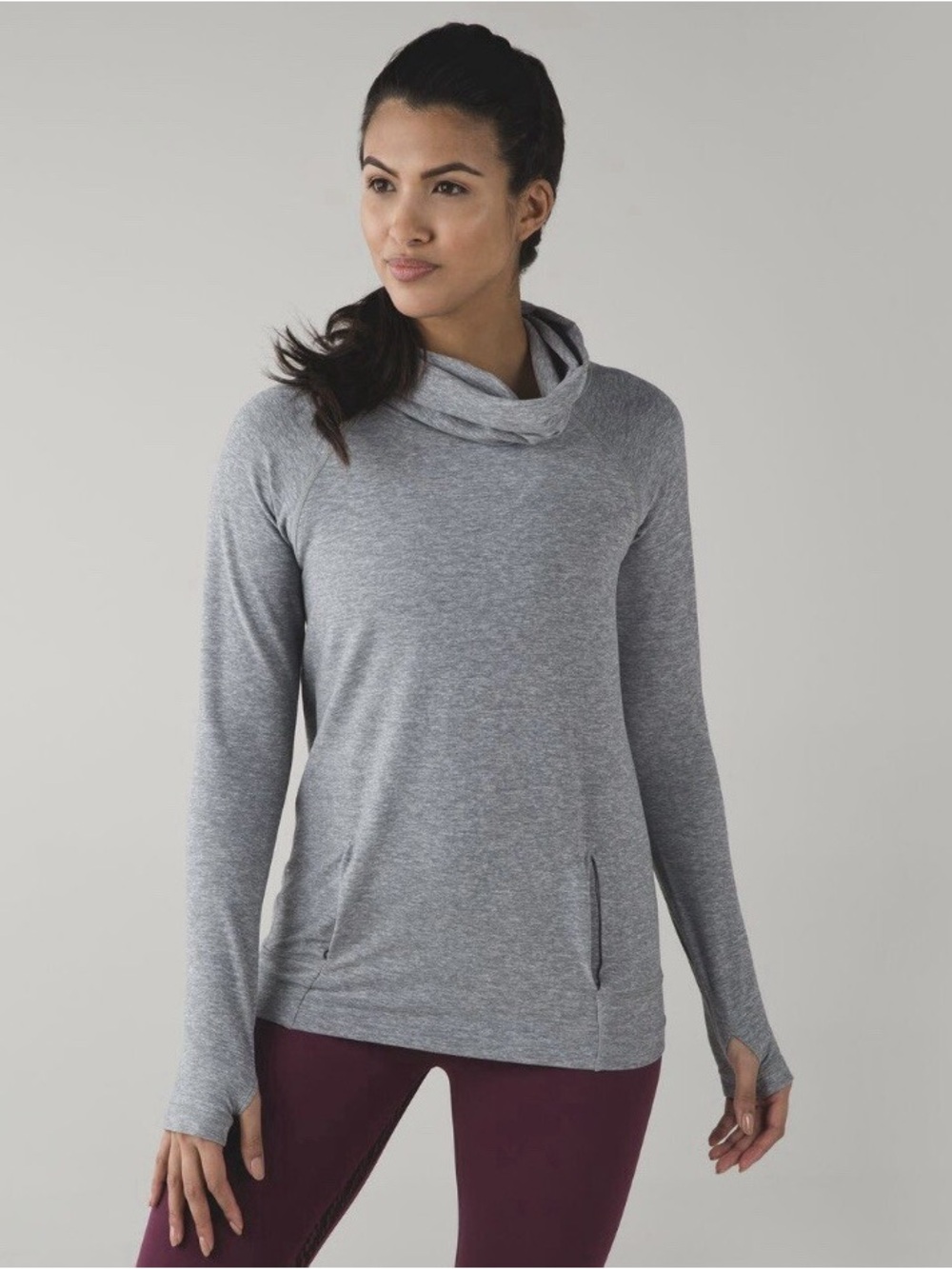 Lululemon Make A Move Long Sleeve Pullover Sweatshirt Pocket Top Athletic Casual